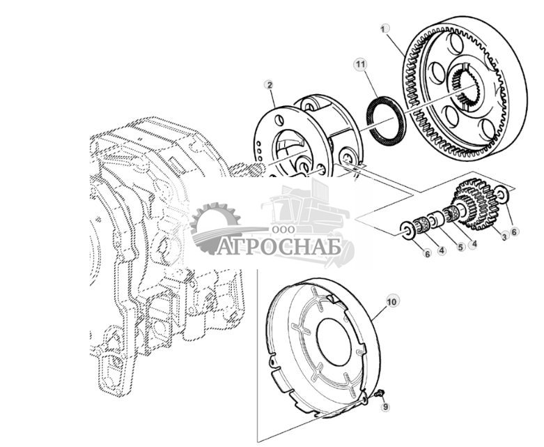 ПЕРВИЧНАЯ ПЛАНЕТАРНАЯ ПЕРЕДАЧА В СБОРЕ - ST209050 79.jpg